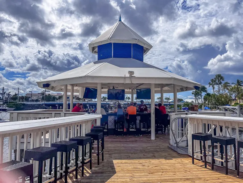 Islamorada's bayside tiki bars, Islamorada, FL